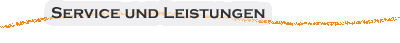 Service und Leistungen